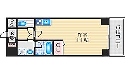 グランブルジュ ワンルームの間取図画像