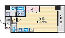 小西マンション ワンルームの間取図画像