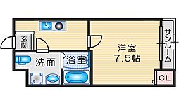 かねまつ庄内ビル 1Kの間取図画像