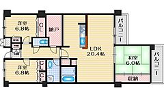 物件の間取り