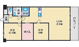 セントラルコート2 2LDKの間取図画像