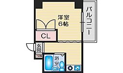 R&E関大前マンション 1Kの間取図画像