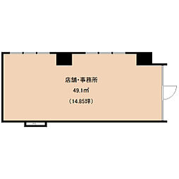 セントラルコート七間町の間取図画像