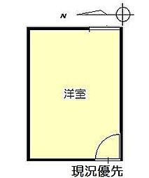シェアハウスCoCo西野口 ワンルームの間取図画像