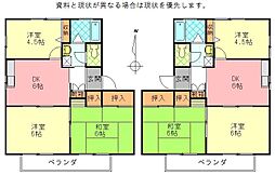 アネックス薫2B 3DKの間取図画像