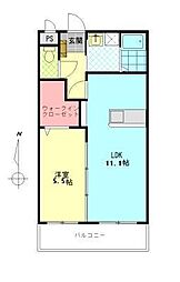 YouMeLite2 1LDKの間取図画像