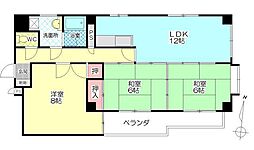 ラインビルド今津留 3LDKの間取図画像