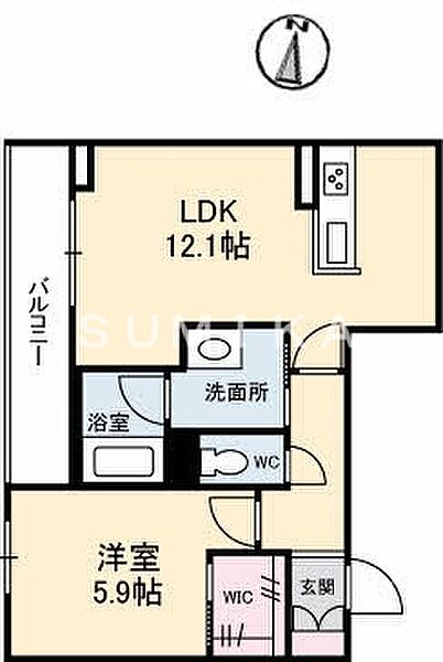 同じ建物の物件間取り写真 - ID:233019167392