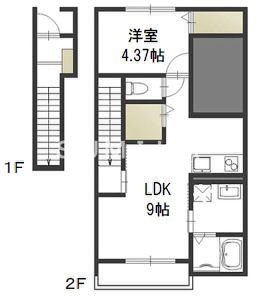 同じ建物の物件間取り写真 - ID:233019673412