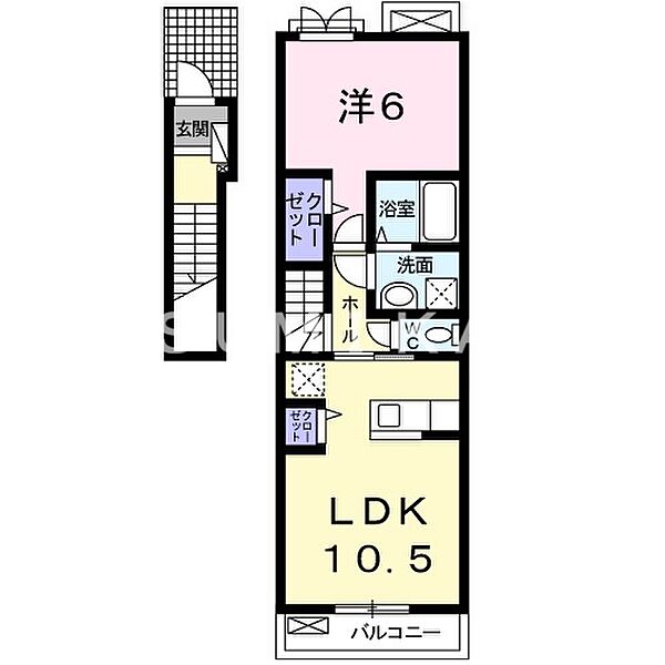 同じ建物の物件間取り写真 - ID:233019780557