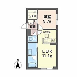 間取図画像 1LDK