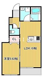 MyEstate 旭本町 西棟 1LDKの間取図画像