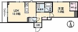 ガーデンズヒモリ 1LDKの間取図画像