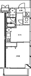 COCO中仙道 1DKの間取図画像