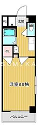 アレグリア内山下 1Kの間取図画像