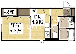 D-roomLuxury2nd 1DKの間取図画像