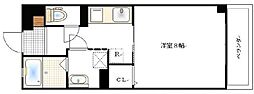 グランヒルズ東古松 1Kの間取図画像