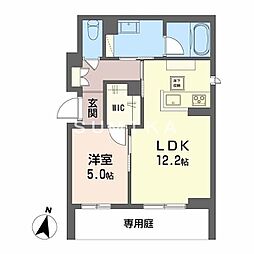 アイビー 1LDKの間取図画像