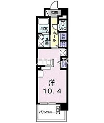 ModeEight2 ワンルームの間取図画像