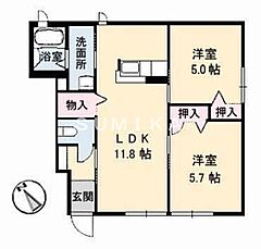物件の間取り