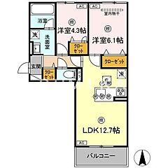 物件の間取り