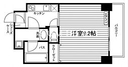 TheMODERN奉還町 1Kの間取図画像