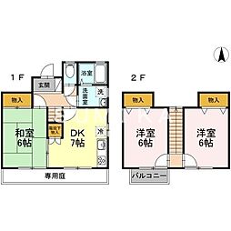 セント・ランデス 3DKの間取図画像