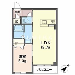 コンソラーレ参番館 1LDKの間取図画像