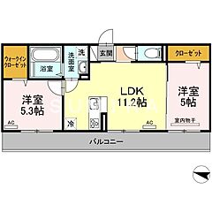 物件の間取り