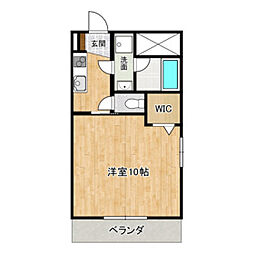 セレッソ奥田西町 1Kの間取図画像