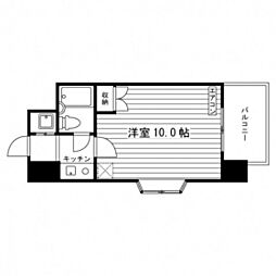 伊福町武本ビル 1Kの間取図画像
