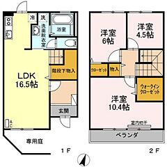 物件の間取り