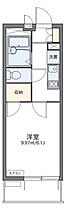 岡山県岡山市北区下中野（賃貸マンション1K・3階・19.87㎡） その2