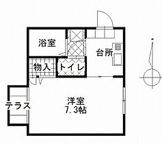 ディアス西川原  ｜ 岡山県岡山市中区西川原（賃貸アパート1K・1階・20.65㎡） その2