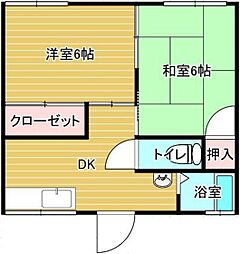 間取図画像 2DK