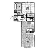 ハートフル新保  ｜ 岡山県岡山市南区新保（賃貸アパート1LDK・2階・43.44㎡） その2