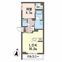 Ｓｔｕｄｉａｒｅ  ｜ 岡山県岡山市北区田中（賃貸マンション1LDK・3階・38.96㎡） その2