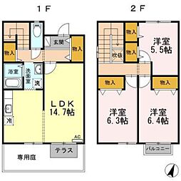間取図画像 3LDK