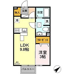 間取図画像 1LDK