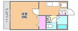 間取図画像 1K