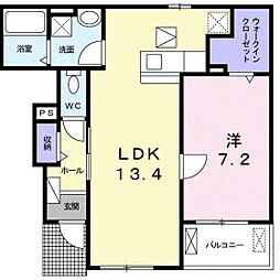 間取図画像 1LDK