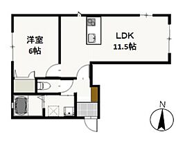 間取図画像 1LDK
