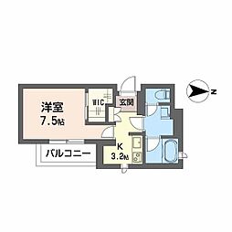 間取図画像 1K