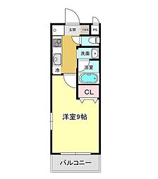 間取図画像 1K