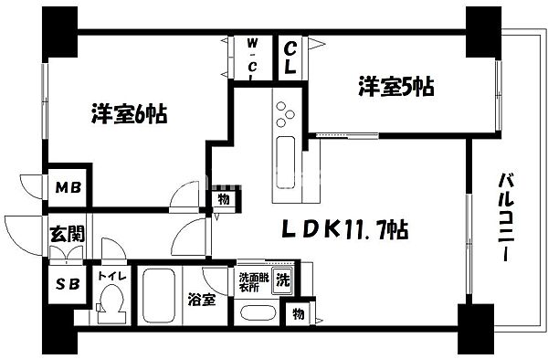 同じ建物の物件間取り写真 - ID:227080040394