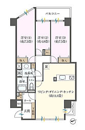 アルト・T 3LDKの間取図画像