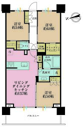 シティテラス杉並方南町サウス 3SLDKの間取り