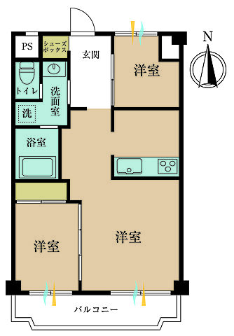 間取り レジェンド五反田 5階/-
