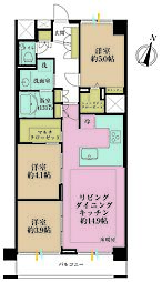 間取図画像 3LDK