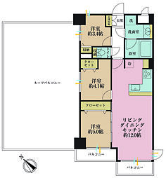 間取図画像 3LDK